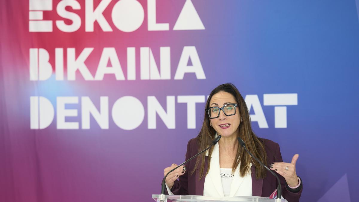 La consejera de Educación, Begoña Pedrosa