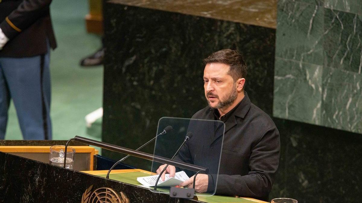 El presidente ucraniano, Volodímir Zelenski.