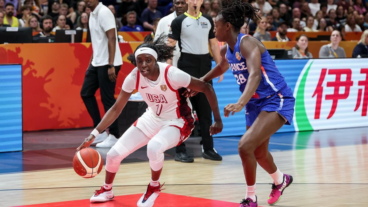 Imagen de la final del Mundial de baloncesto femenino entre EEUU y Francia