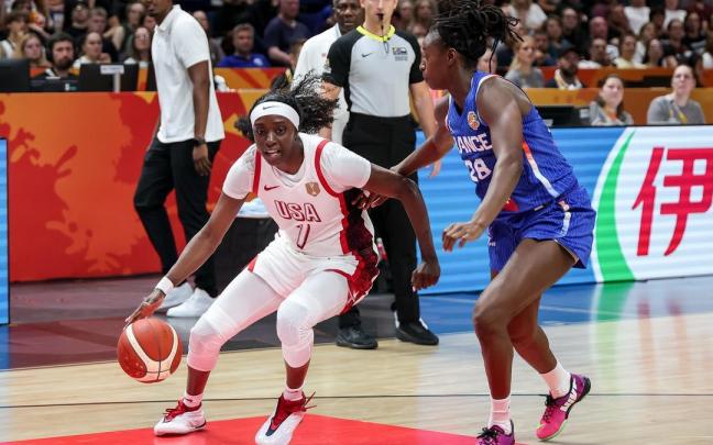 Imagen de la final del Mundial de baloncesto femenino entre EEUU y Francia