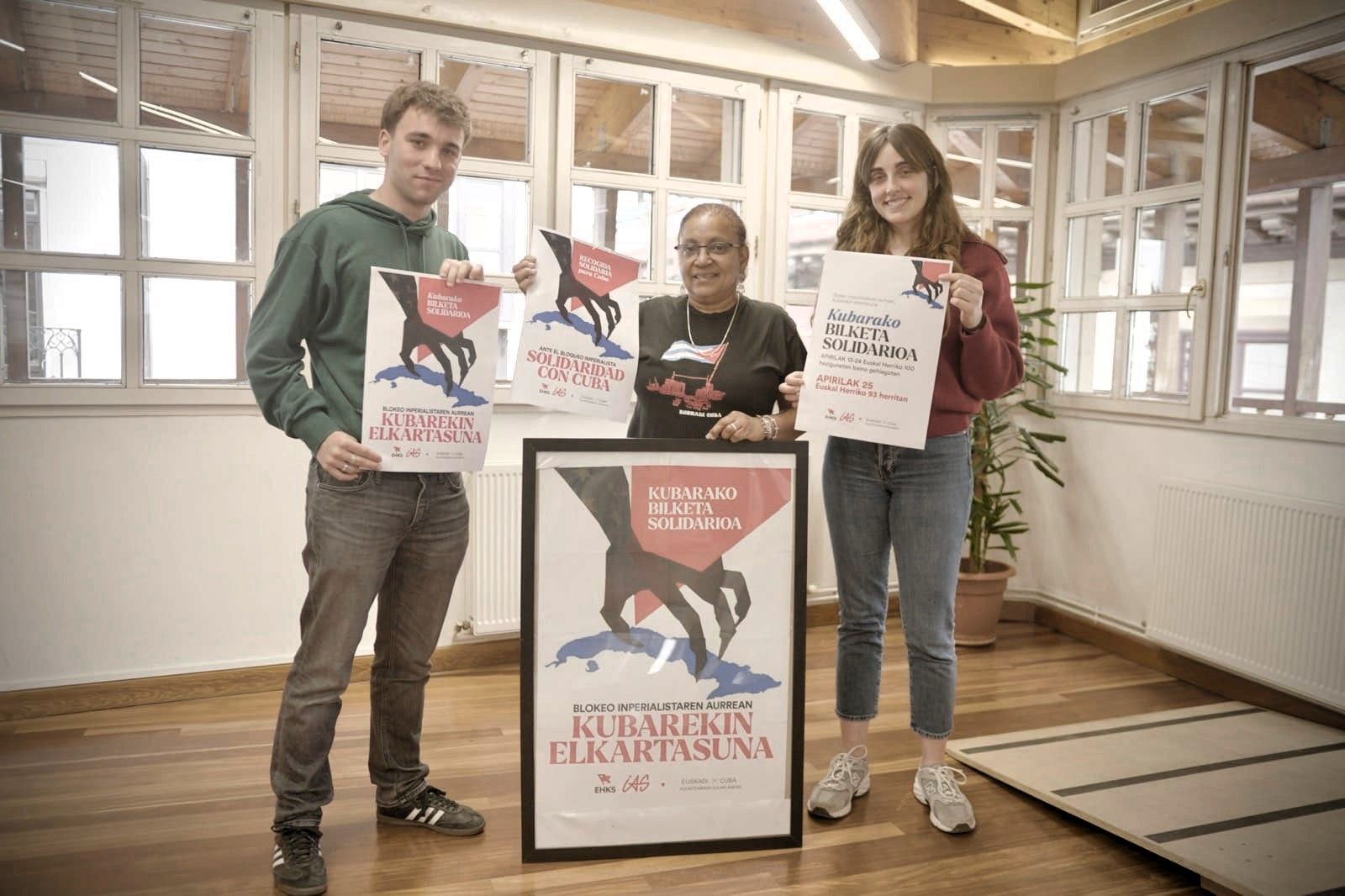 Presentación de la campaña de recogida de ayuda para Cuba