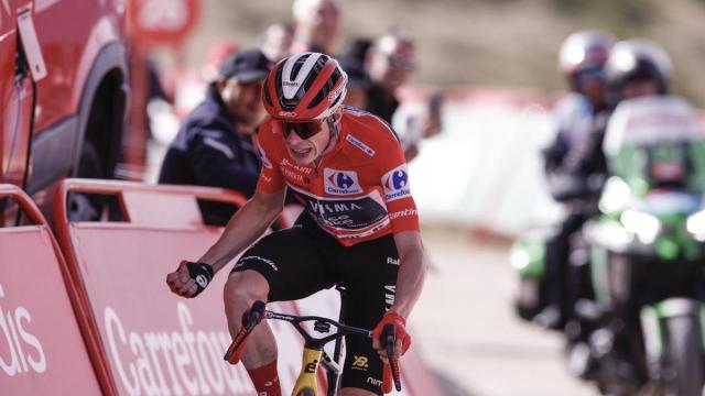 Jonas Vingegaard, en la pasada edición de la Vuelta, que venció.