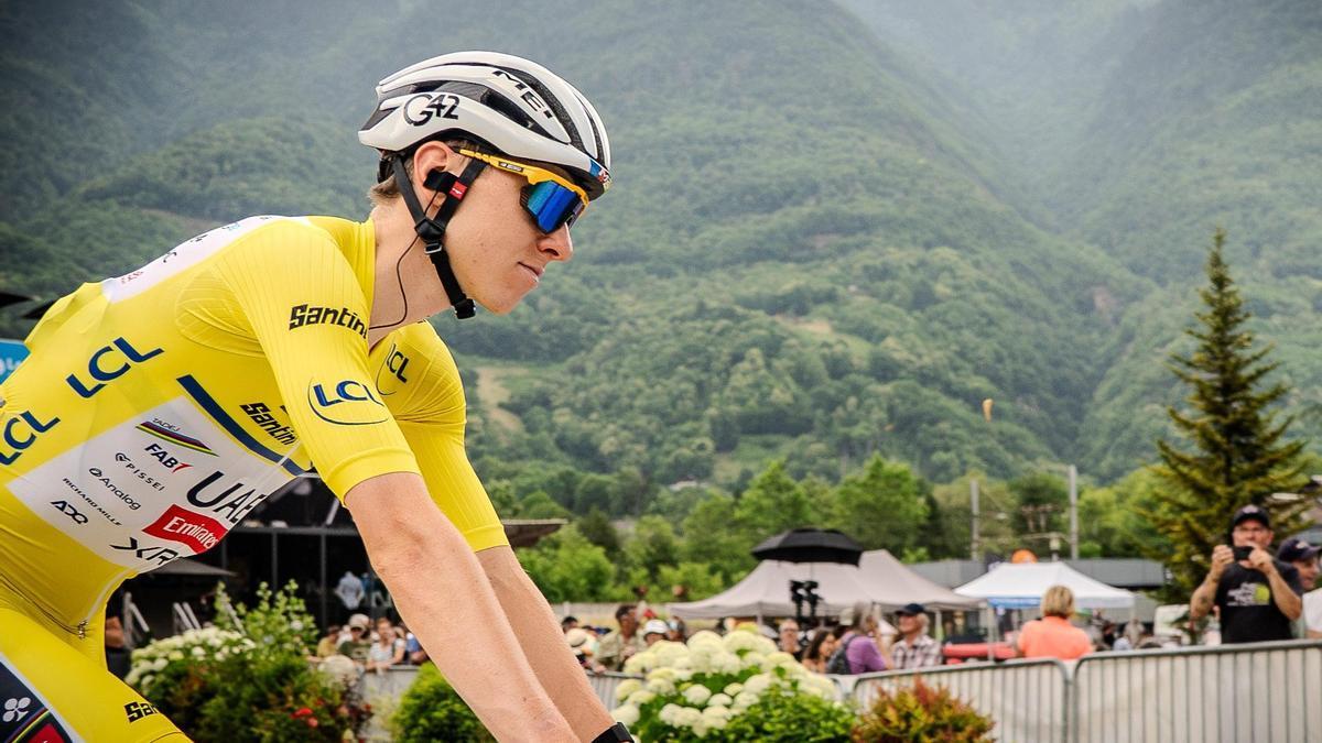 Tadej Pogacar, durante el pasado Dauphiné, que conquistó.