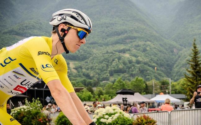 Tadej Pogacar, durante el pasado Dauphiné, que conquistó.