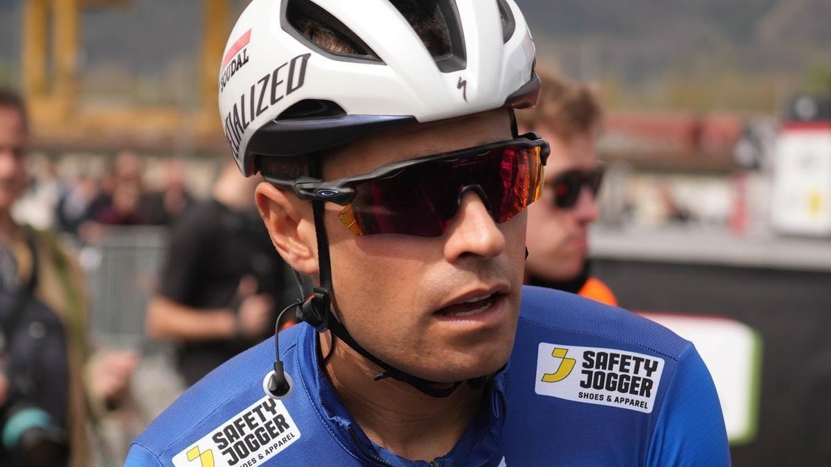Mikel Landa, en la Itzulia de 2024.