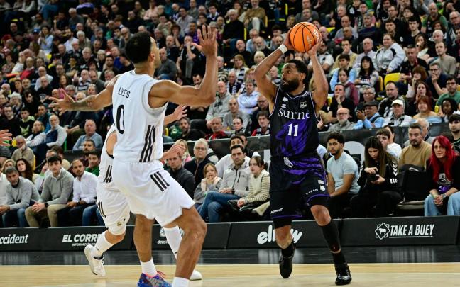 Darrun Hilliard cuajó una sobresaliente actuación ante el Real Madrid. / OSKAR GONZÁLEZ