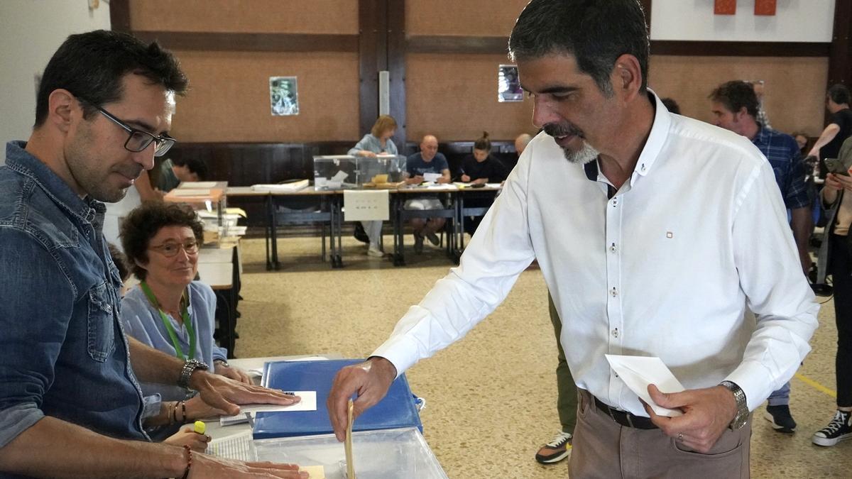 Eneko Goia mantuvo un concejal de distancia con EH Bildu.