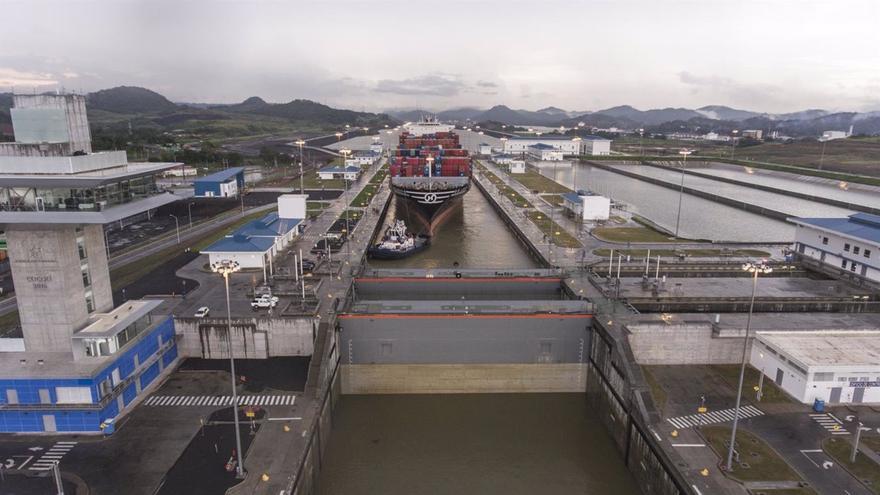 La sequía está afectando al tráfico marítimo en el Canal de Panamá.