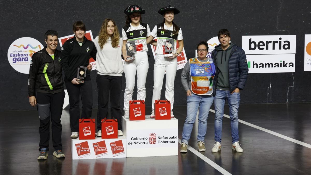 Arruti-Alberro, campeonas del Parejas de Promoción de Ados.