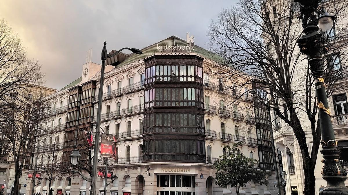 La sede de Kutxbank en Bilbao.