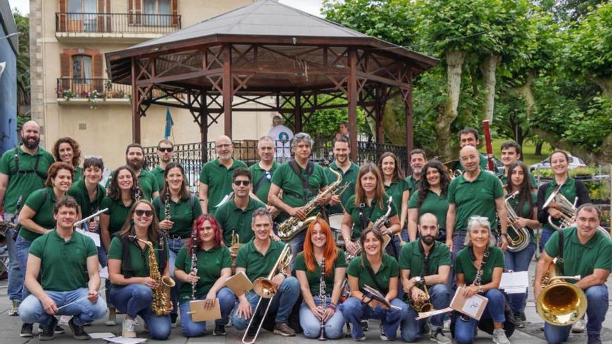 La Banda de Música Da Capo ofrece este jueves un concierto al aire libre en compañía de Maider Legarreta