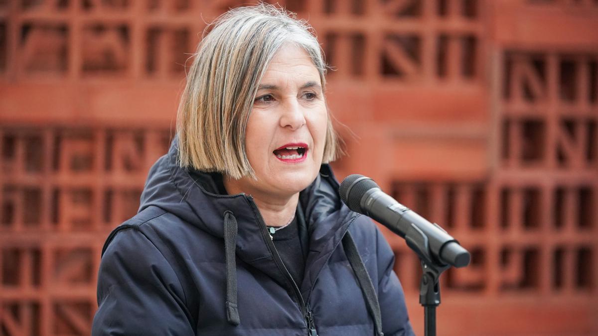 La portavoz de EH Bildu en el Parlamento Vasco, Nerea Kortajarena