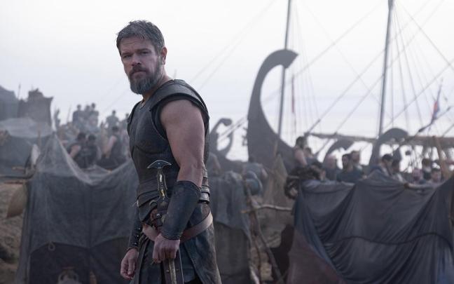 Una escena de Matt Daemon en 'La Odisea'.