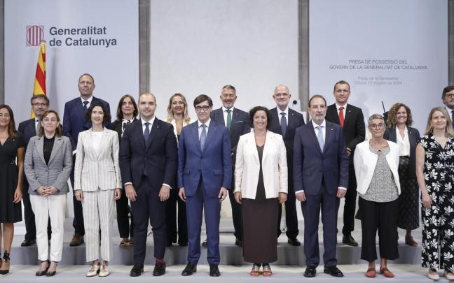 Presentación del nuevo gobierno de la Generalitat catalana.