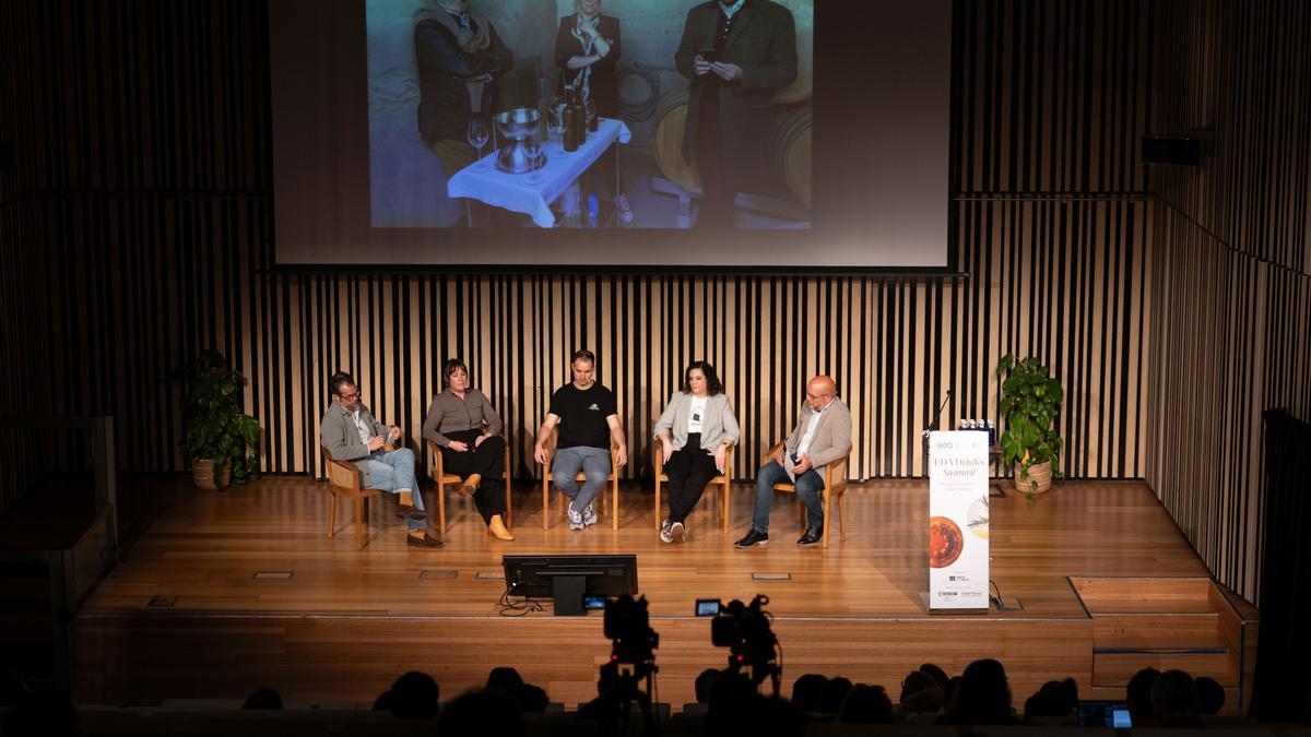 Ponentes en el evento ‘Drinks Summit’, en Basque Culinary Center.