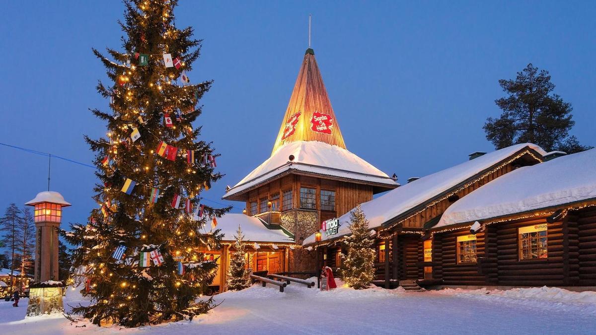 Vista de la Oficina de Santa Claus en Rovaniemi.