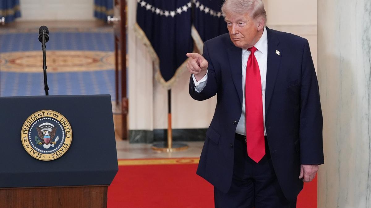 El presidente de EE.UU., Donald Trump.