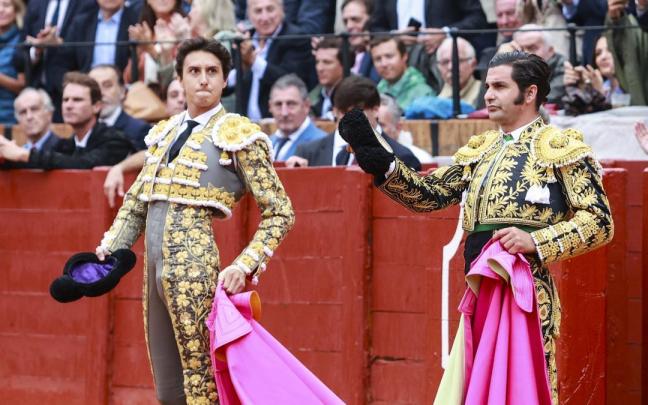 Morante de la Puebla y Roca Rey, en una imagen de archivo.