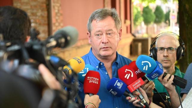 El consejero de Seguridad, Bingen Zupiria,