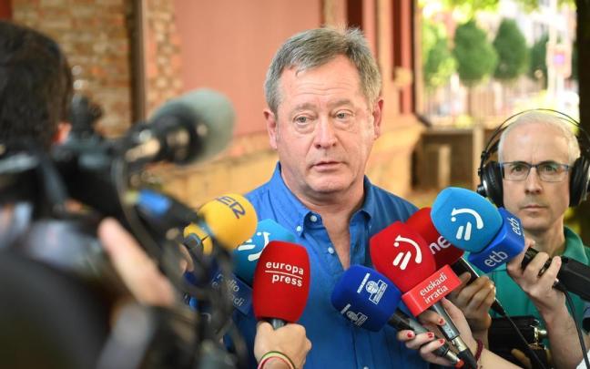 El consejero de Seguridad, Bingen Zupiria,