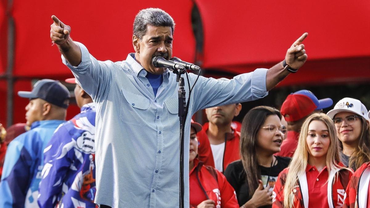 Maduro, en un mitin electoral.