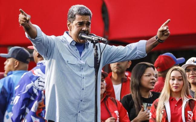 Maduro, en un mitin electoral.