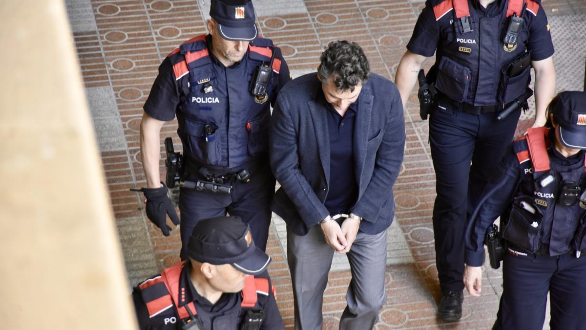 Jonathan Andic, el hijo del fundador de Mango, declara ante el Juzgado de Instrucción 5 de Martorell.