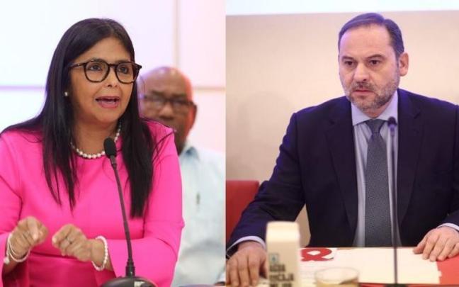 Delcy Rodríguez y José Luis Ábalos. / EP Delcy Rodríguez y José Luis Ábalos.