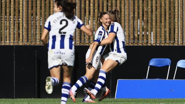 El 2-1 que marcó Ainhoa Marín. Javi Colmenero