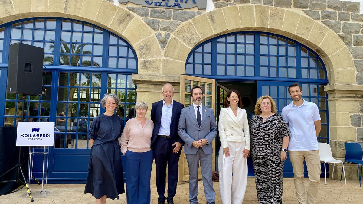 Inauguración de la rehabilitación del edificio de Moilaberri en Zumaia, reconvertido en nueva oficina de turismo y museo