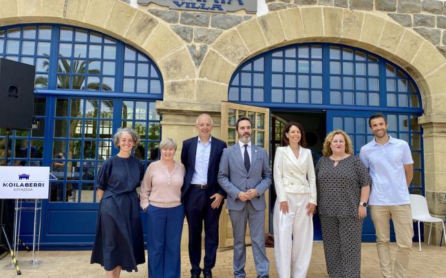 Inauguración de la rehabilitación del edificio de Moilaberri en Zumaia, reconvertido en nueva oficina de turismo y museo