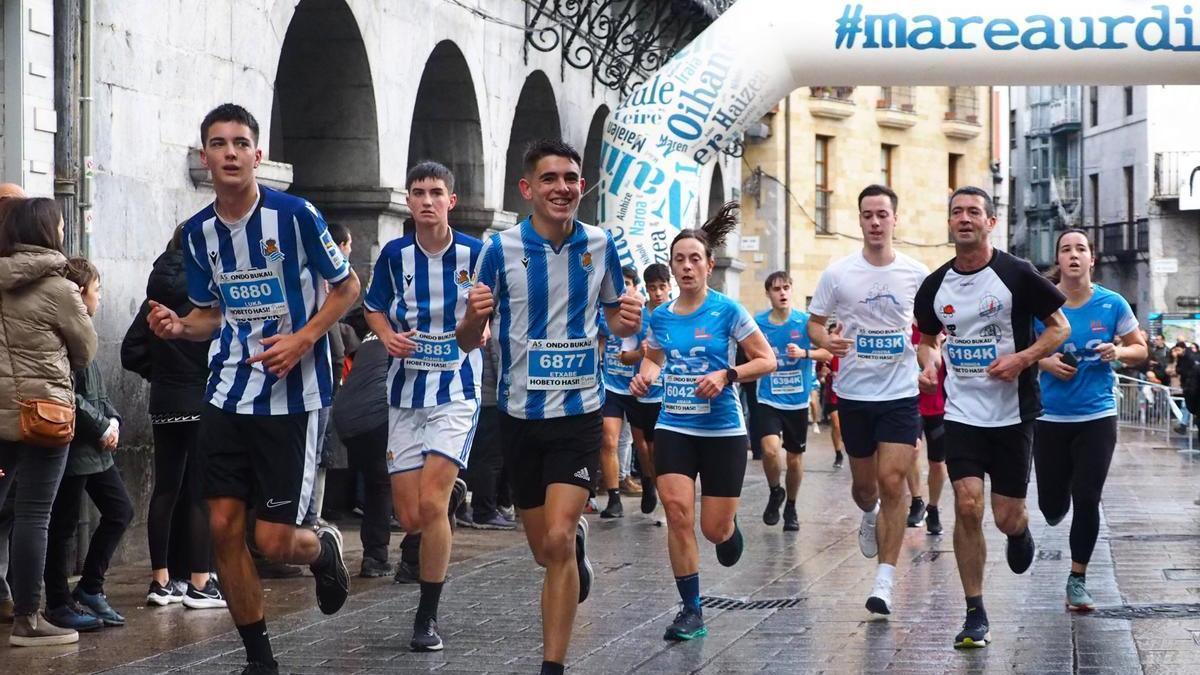Las calles de Azpeitia se volverán a llenar de cientos de corredores el próximo 31 de diciembre.