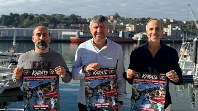 Presentación del Campeonato de Euskadi de Karate.