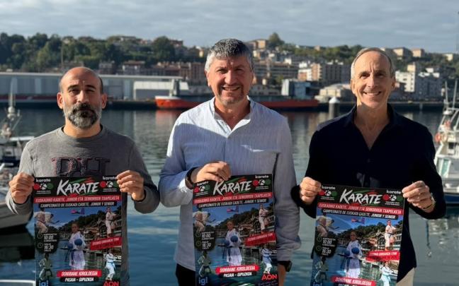 Presentación del Campeonato de Euskadi de Karate.