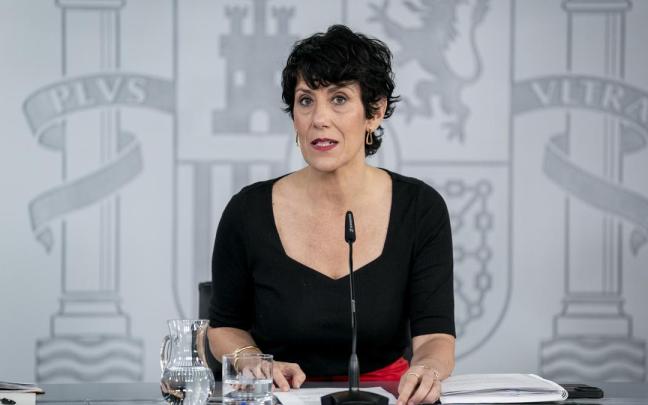 La ministra de Inclusión, Seguridad Social y Migraciones y portavoz del Gobierno, Elma Saiz.