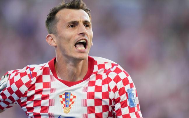 Budimir, durante el partido ante Panamá.