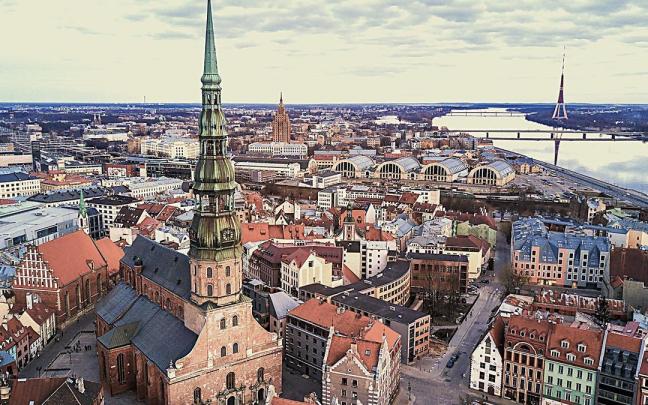 Panorámica general de Riga.