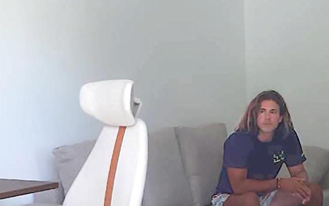 El hijo de Rodolfo Sancho tras ser detenido en Tailandia.