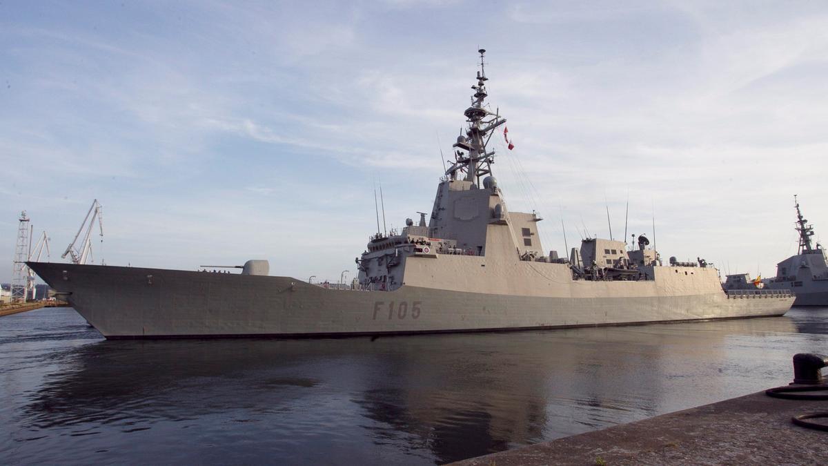 La fragata Cristobal Colón.