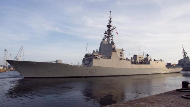 La fragata Cristobal Colón.