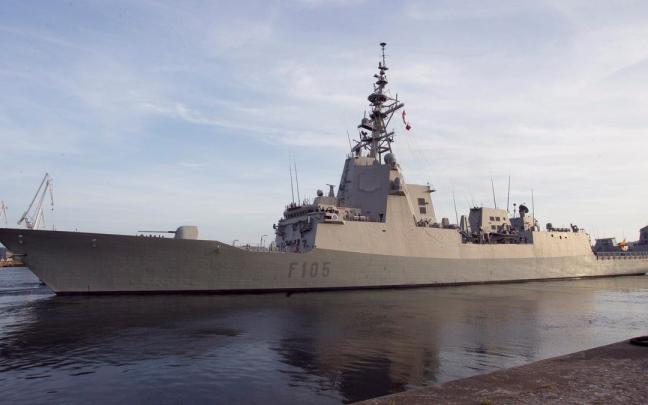 La fragata Cristobal Colón.