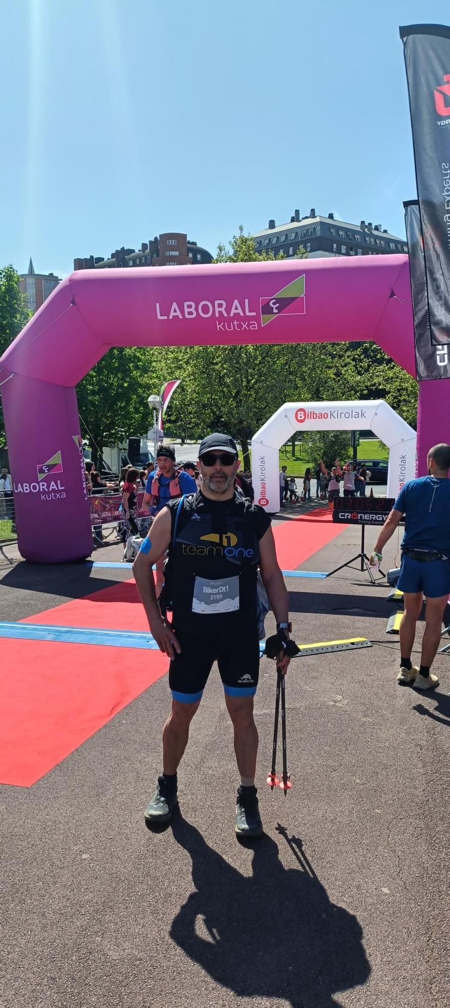 Jorge Torralbo, durante una prueba deportista