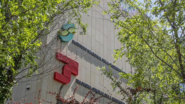 Fachada de la Tesorería General de la Seguridad Social, en Madrid.
