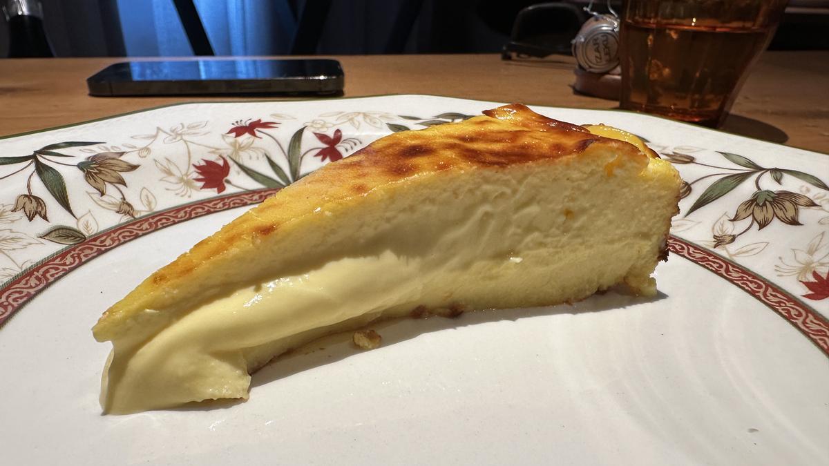 Para terminar, Tarta de queso.
