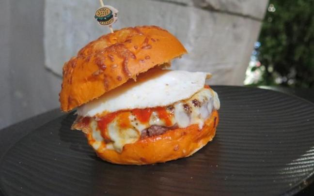 La hamburguesa Goierri Saski Neskak Burger