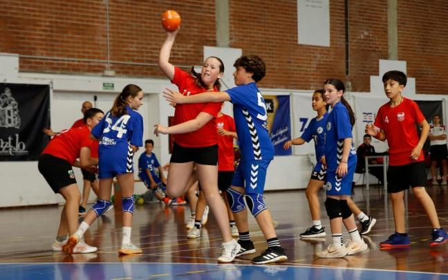Un partido del UKE de balonmano.