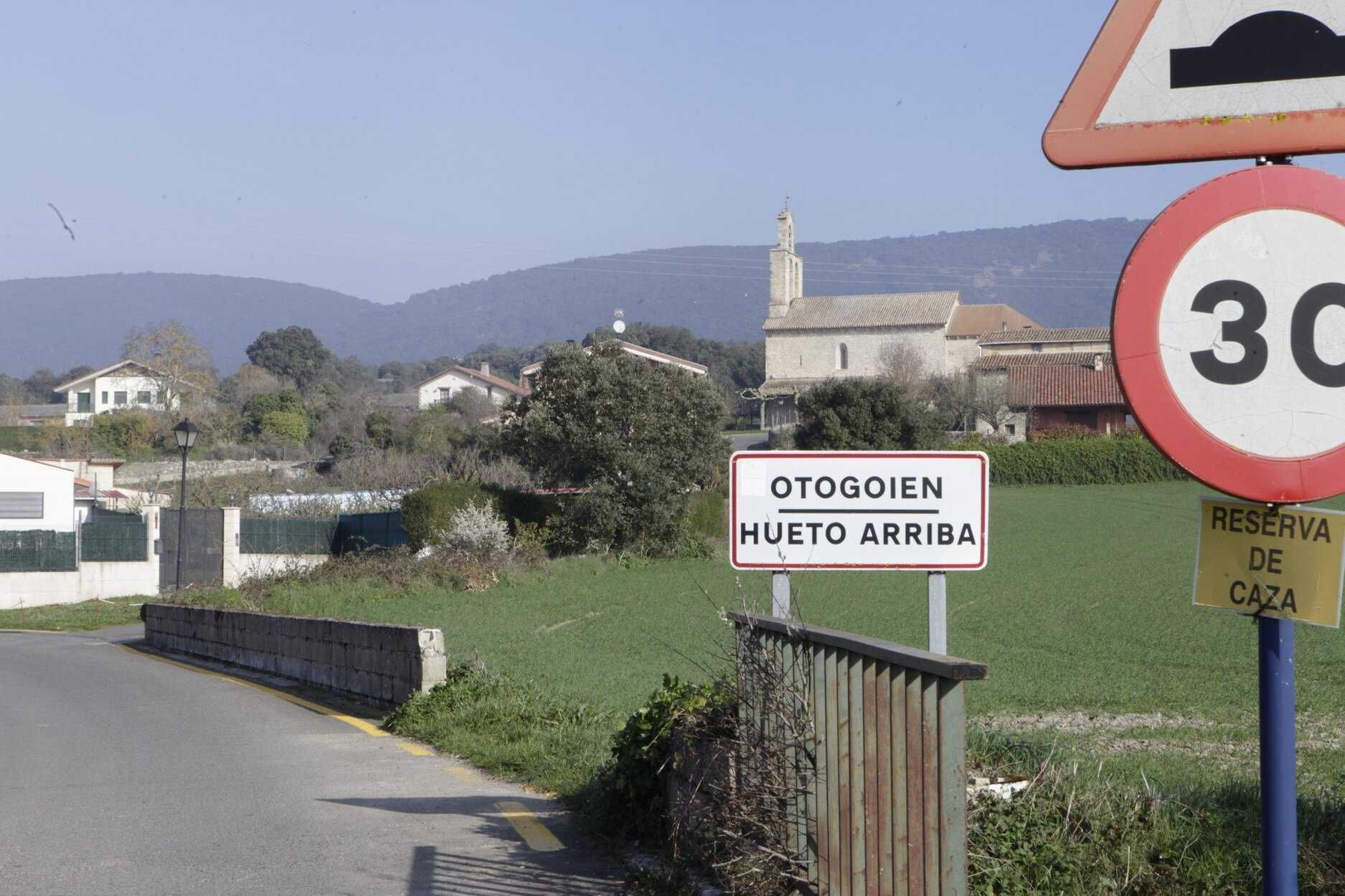 Entrada a Hueto Arriba