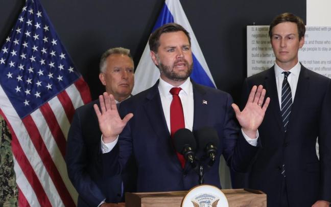 JD Vance comparece desde el sur de Israel tras reunirse con Netanyahu.