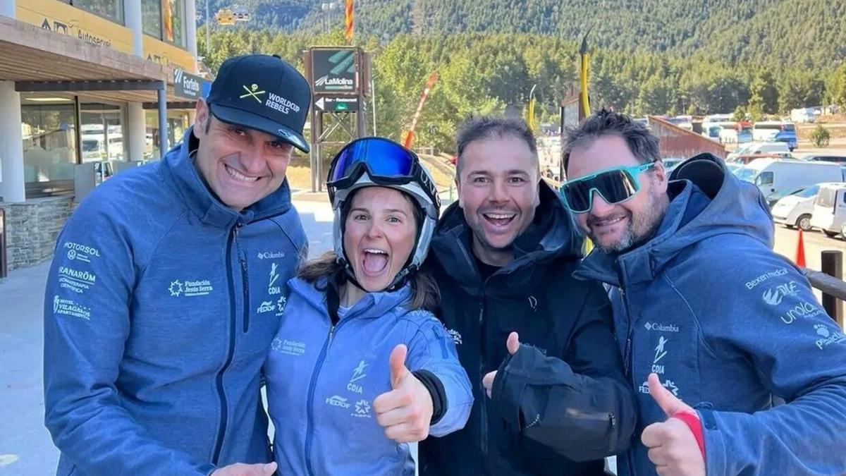 Irati Idiakez, campeona del mundo de banked slalom en La Molina