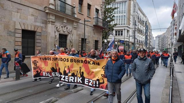 Movilización de Trabajadores de Tubos Reunidos.